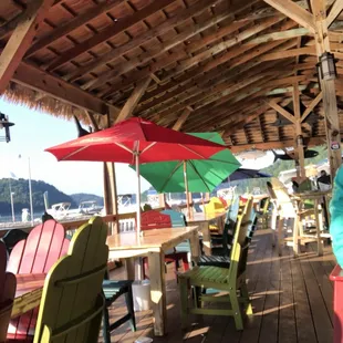 Great spot to eat and view the water.