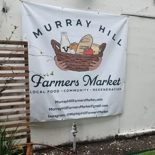 On Wednesdays they have a farmers market