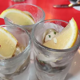 Oyster shooters