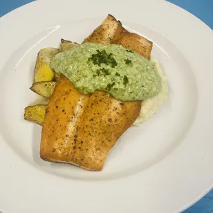Trout Special With Pesto Aioli