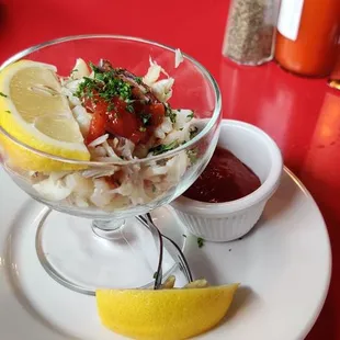 Dungeoness crab cocktail