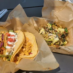 The good, the bad and the ugly taco flight