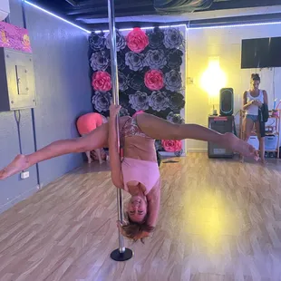 Fun pose at Fit For A Goddess