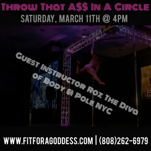 Guest Instructor Roz the Diva!!!!!!