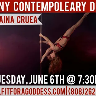 Polefessional Shainas Upper Level Workshop 6/6/17 @ 730 pm