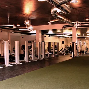 A good vantage point showing off our gyms unique look