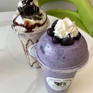 Oreo and Blueberry Speciality Shake Meal Replacement