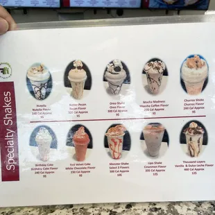 Half of the Specialty Meal Replacement Shakes