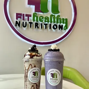 Meal Replacement Shakes: Oreo Shake and Blueberry Shake