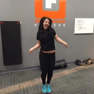 Jumping rope before class