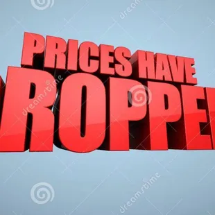 Drastic price drops!!!!