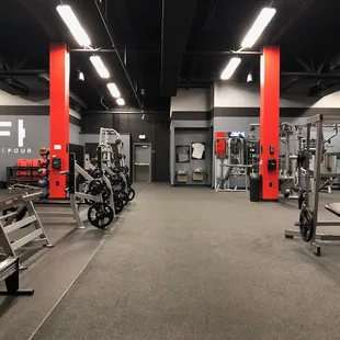 Open floor space