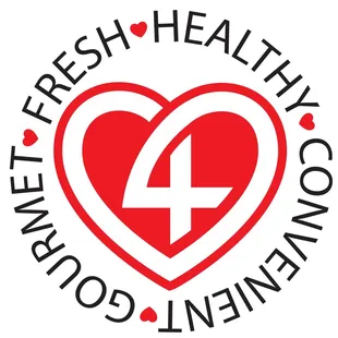 a heart with a cross and four hearts