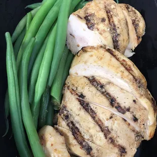Honey Chipotle Chicken and Green Beans (Starch-free options!)