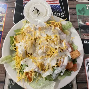 Salad with Homemade Ranch