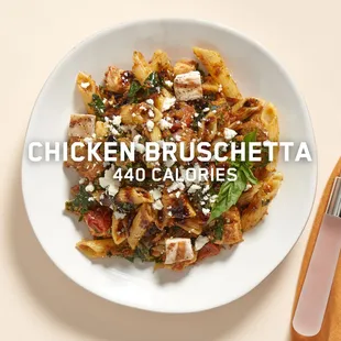 a bowl of chicken bruschetta