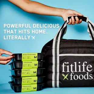 a bag of fitlife foods