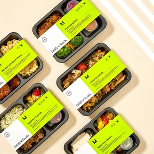 a variety of meals