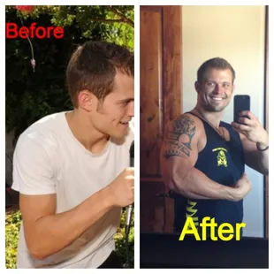 Ryan Taylor - Trainer for Fitness by Design and owner/operator of Big Hoss Nutrition this is is his own before and after story!