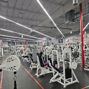The gym floor.  Staff is always cleaning. If anything breaks, it is fixed in a timely manner.