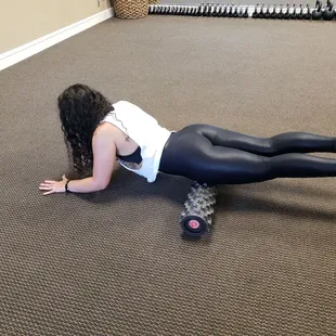 Coach K demonstrating Quad Rolls