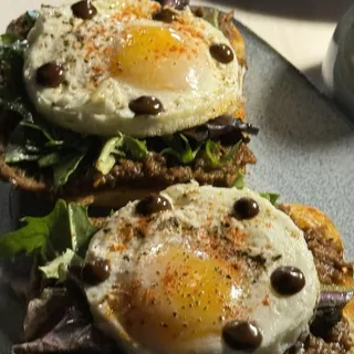 Masala Egg Ghotala Ciabata