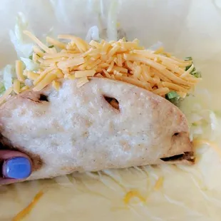 green chile taco (pork)