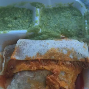 The chicken quesadilla