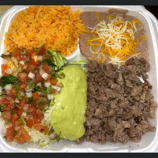 Carne asada combo