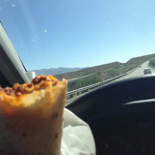 Chorizo and egg burrito.
