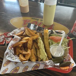 Comes with guacamole
