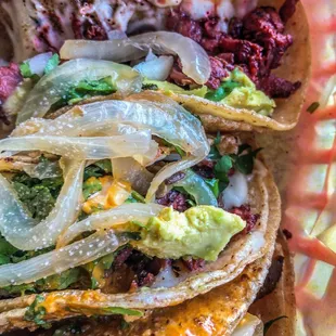 BEEF &amp; PORK TROMPO MIX TACOS!