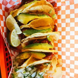 Gringa tacos with corn