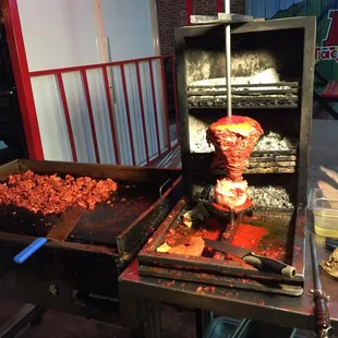 Loved the food here. Street tacos de trompo, bistec!  Mexican style burgers!! Tons of flavor !