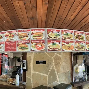 Full menu