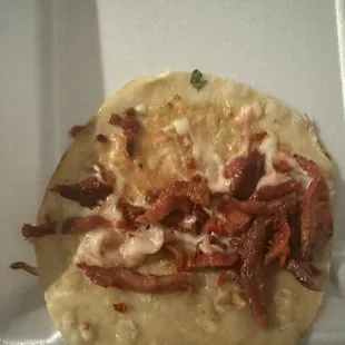 Quesadilla sin queso asco