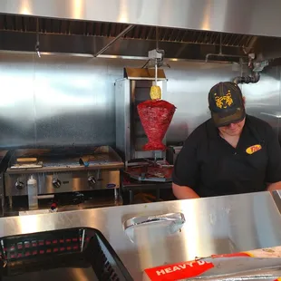 Trompo in the making