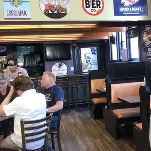 Inside restaurant