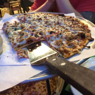 Meat lovers. Oh wow very good pizza