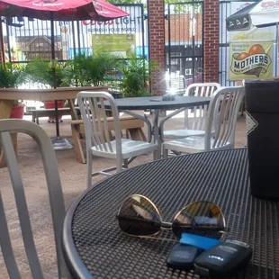 They have outdoor seating. They allowed my dog to sit outside with me however it was summer time