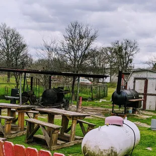 BBQ pits