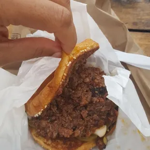 Chopped Beef Sandwich