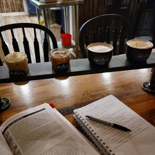 Coffee flights, available after 3pm