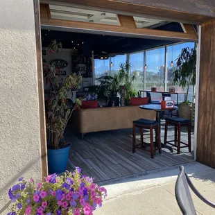 Patio and interior
