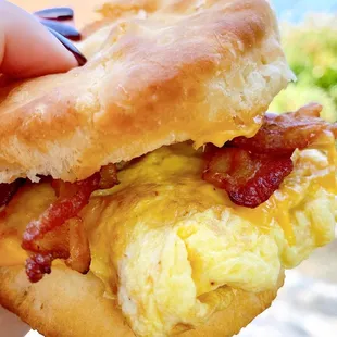 Bacon Egg and Cheese Biscuit