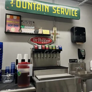 Fountain Drink station