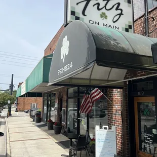 Front entrance into Fitz