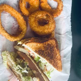 Fried Bologna Sandwich