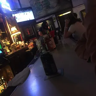 a bar filled with people