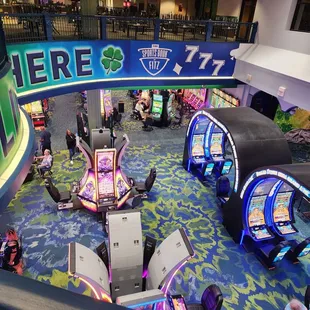 View of first floor casino from level 3